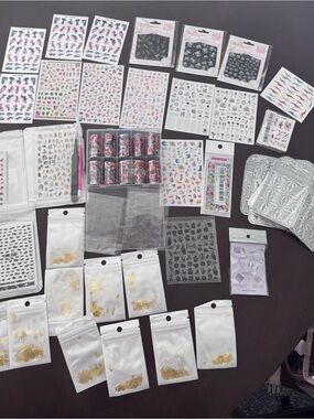 Nail Art Accessories Kit - Mixed Colors